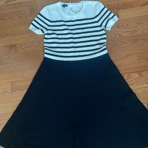 Talbots Fit & Flare A-Line Dress ~ PS ~ Black Ivory